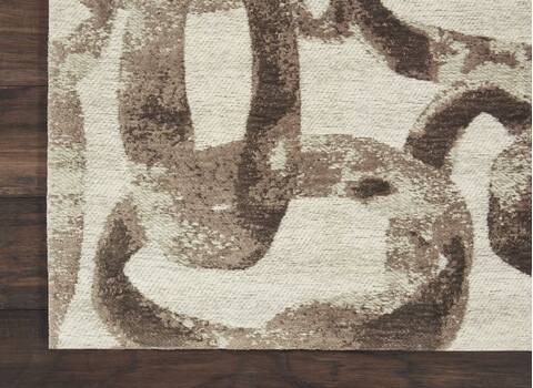 Nourison Organic Modern Grey Runner 23 X 76 Area Rug 805-115713 Image 1