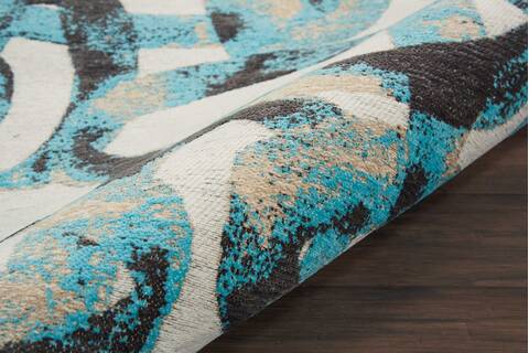 Nourison Organic Modern Blue 39 X 59 Area Rug 805-115716 Image 2