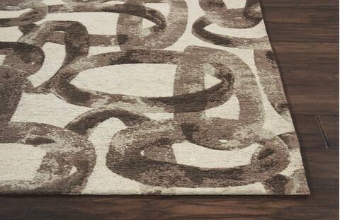 Nourison Organic Modern Grey 39 X 59 Area Rug 805-115719 Image 4