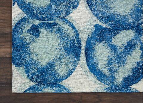 Nourison Organic Modern Blue Runner 23 X 76 Area Rug 805-115720 Image 1