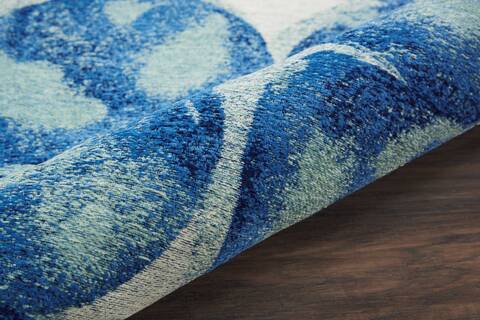 Nourison Organic Modern Blue Runner 23 X 76 Area Rug 805-115720 Image 2