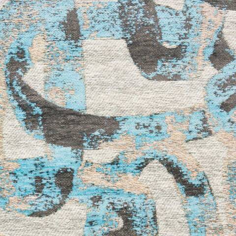 Nourison Organic Modern Blue Runner 23 X 76 Area Rug 805-115723 Image 4