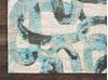 Nourison Organic Modern Blue Runner 23 X 76 Area Rug  805-115723 Thumb 1