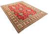 Kazak Red Hand Knotted 81 X 103  Area Rug 700-115727 Thumb 2