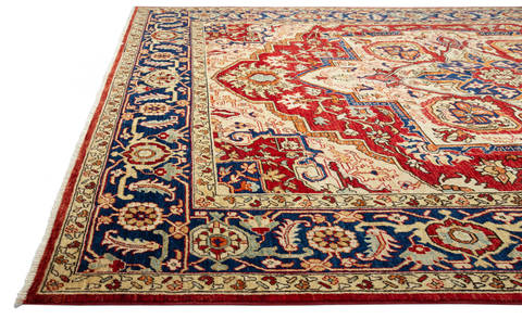 Heriz Red Hand Knotted 83 X 100 Area Rug 700-115744 Image 5