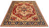 Chobi Red Hand Knotted 83 X 100  Area Rug 700-115744 Thumb 1