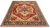 Heriz Red Hand Knotted 83 X 100 Area Rug 700-115744 Thumb 1