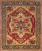 Heriz Red Hand Knotted 83 X 100 Area Rug 700-115744 Thumb 0