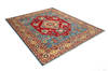Kazak Red Hand Knotted 81 X 910  Area Rug 700-115745 Thumb 2