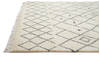 Moroccan White Hand Knotted 66 X 100  Area Rug 700-115750 Thumb 5