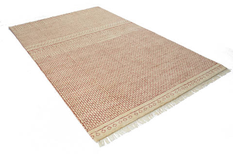 Moroccan White Hand Knotted 63 X 98 Area Rug 700-115751 Image 2
