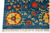 Chobi Blue Hand Knotted 82 X 101 Area Rug 700-115752 Thumb 3