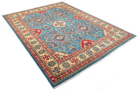 Kazak Blue Hand Knotted 711 X 911 Area Rug 700-115755 Image 2