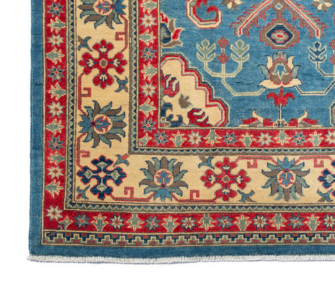Kazak Blue Hand Knotted 711 X 911 Area Rug 700-115755 Image 3