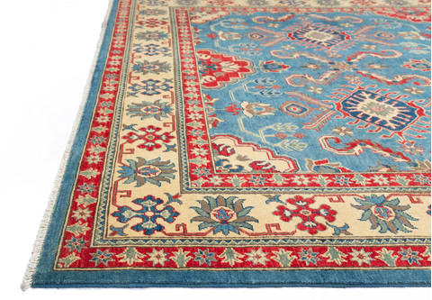 Kazak Blue Hand Knotted 711 X 911 Area Rug 700-115755 Image 5