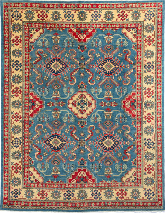 Kazak Blue Hand Knotted 711 X 911 Area Rug 700-115755 Image 0