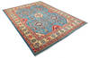 Kazak Blue Hand Knotted 711 X 911  Area Rug 700-115755 Thumb 2