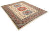 Kazak Beige Hand Knotted 710 X 95  Area Rug 700-115756 Thumb 2