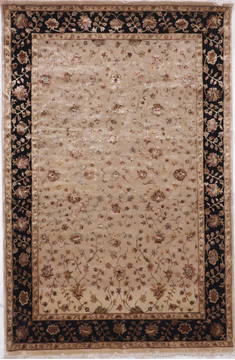 Jaipur Beige Hand Knotted 6'0" X 9'1"  Area Rug 905-115767