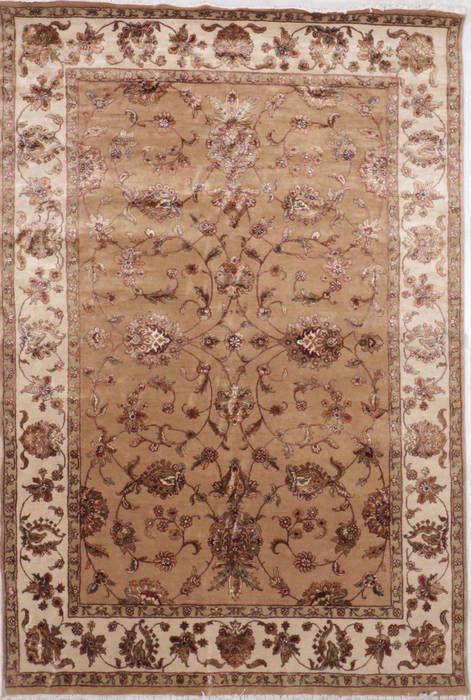Jaipur Yellow Hand Knotted 61 X 90 Area Rug 905-115768 Image 0