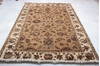 Jaipur Yellow Hand Knotted 61 X 90  Area Rug 905-115768 Thumb 3