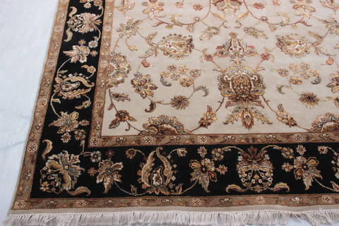Jaipur White Hand Knotted 62 X 93 Area Rug 905-115773 Image 2