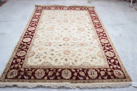 Jaipur White Hand Knotted 61 X 92 Area Rug 905-115774 Image 1