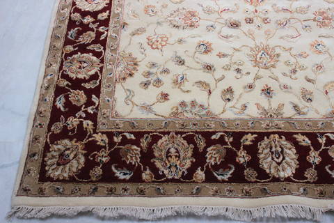 Jaipur White Hand Knotted 61 X 92 Area Rug 905-115774 Image 2