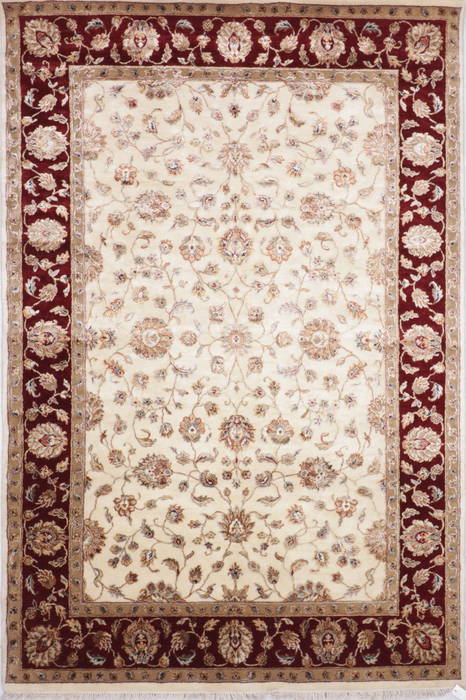 Jaipur White Hand Knotted 61 X 92 Area Rug 905-115774 Image 0