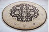 Jaipur Black Round Hand Knotted 711 X 81  Area Rug 905-115779 Thumb 1