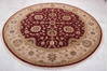 Jaipur Red Round Hand Knotted 711 X 80  Area Rug 905-115780 Thumb 3