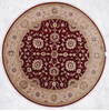 Jaipur Red Round Hand Knotted 711 X 80  Area Rug 905-115780 Thumb 0