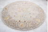 Jaipur Grey Round Hand Knotted 82 X 83  Area Rug 905-115781 Thumb 1