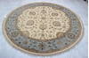Jaipur Beige Round Hand Knotted 80 X 81  Area Rug 905-115782 Thumb 4