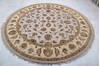 Jaipur Grey Round Hand Knotted 81 X 82  Area Rug 905-115784 Thumb 5