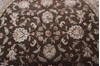Jaipur Brown Round Hand Knotted 81 X 83  Area Rug 905-115787 Thumb 2