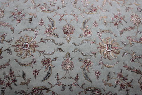 Jaipur Green Hand Knotted 80 X 101 Area Rug 905-115797 Image 4