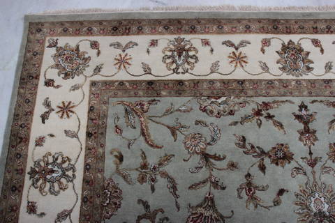 Jaipur Green Hand Knotted 80 X 101 Area Rug 905-115797 Image 5