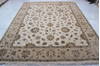 Jaipur White Hand Knotted 80 X 101  Area Rug 905-115801 Thumb 6