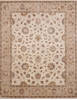 Jaipur White Hand Knotted 80 X 101  Area Rug 905-115801 Thumb 0