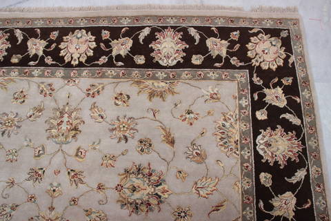 Jaipur White Hand Knotted 80 X 103 Area Rug 905-115805 Image 5