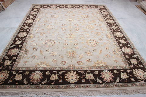 Jaipur White Hand Knotted 80 X 103 Area Rug 905-115805 Image 8