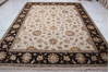 Jaipur White Hand Knotted 80 X 103  Area Rug 905-115805 Thumb 6