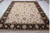 Jaipur White Hand Knotted 80 X 103 Area Rug 905-115805 Thumb 6