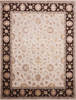 Jaipur White Hand Knotted 80 X 103  Area Rug 905-115805 Thumb 0