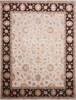 Jaipur White Hand Knotted 80 X 103 Area Rug 905-115805 Thumb 0