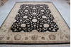 Jaipur Black Hand Knotted 80 X 101  Area Rug 905-115807 Thumb 1