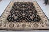 Jaipur Black Hand Knotted 80 X 101  Area Rug 905-115807 Thumb 7