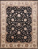 Jaipur Black Hand Knotted 80 X 101  Area Rug 905-115807 Thumb 0