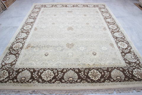 Jaipur White Hand Knotted 711 X 102 Area Rug 905-115810 Image 1